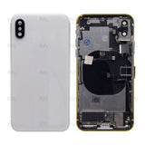 Boîtier pour Apple iPhone X avec petites pièces, blanc, OEM