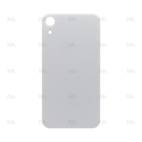 Vitre Arrière avec bloc complet pour Apple iPhone XR, cadre d'appareil photo agrandi Blanc - Compatible