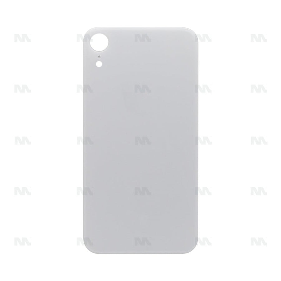 Vitre Arrière avec bloc complet pour Apple iPhone XR, cadre d'appareil photo agrandi Blanc - Compatible