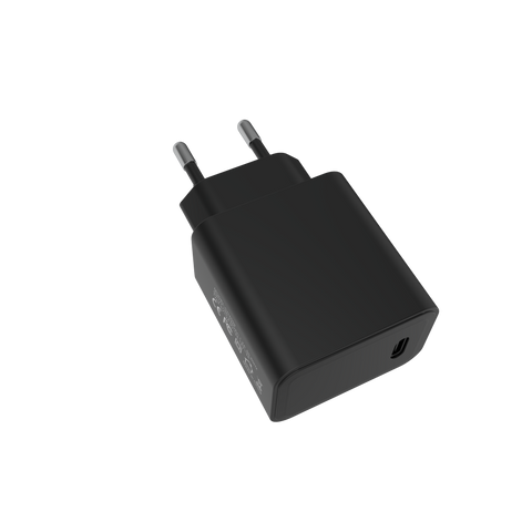Adaptateur de voyage à charge rapide USB-C CH45W 45 W Noir