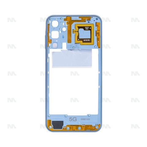 Cadre central pour Samsung Galaxy A15 5G A156B – Bleu optimiste – OEM
