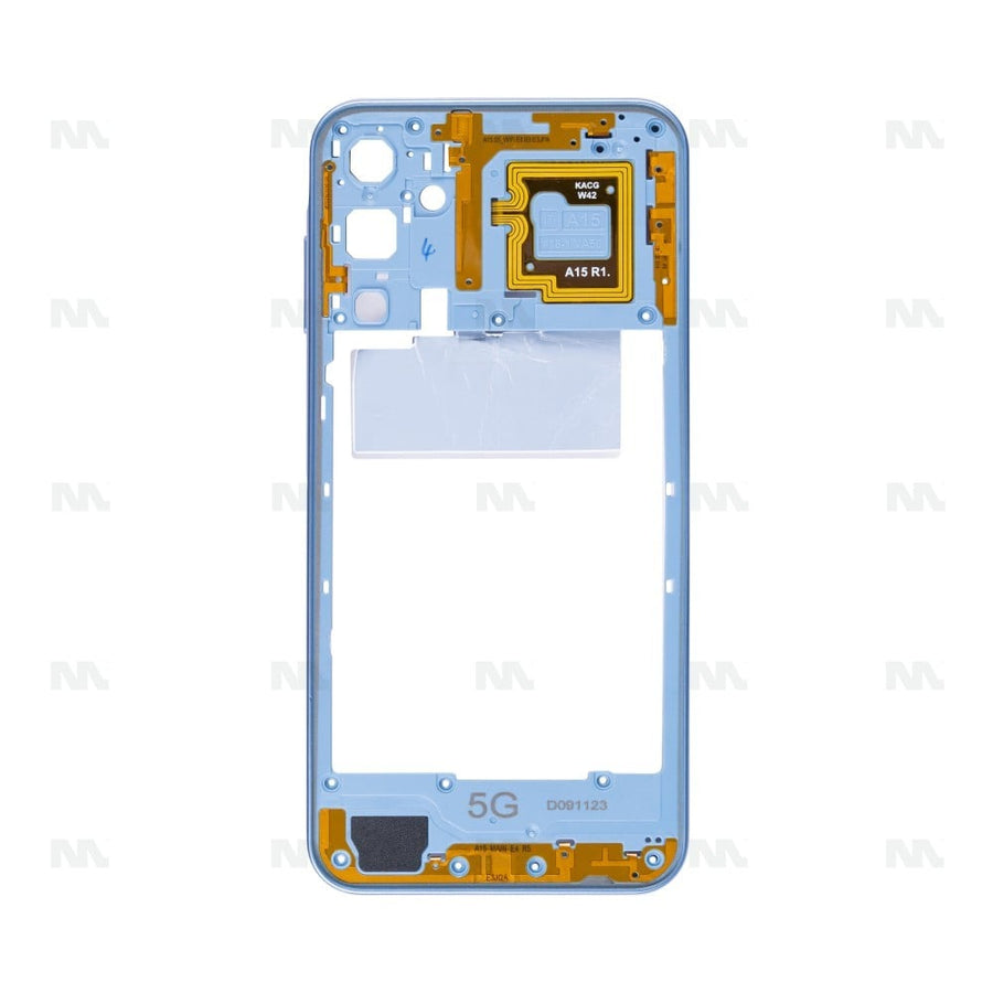 Cadre central pour Samsung Galaxy A15 5G A156B – Bleu optimiste – OEM