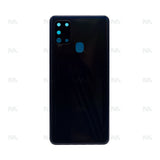 Vitre arrière pour Samsung Galaxy A21s A217F avec objectif noir OEM