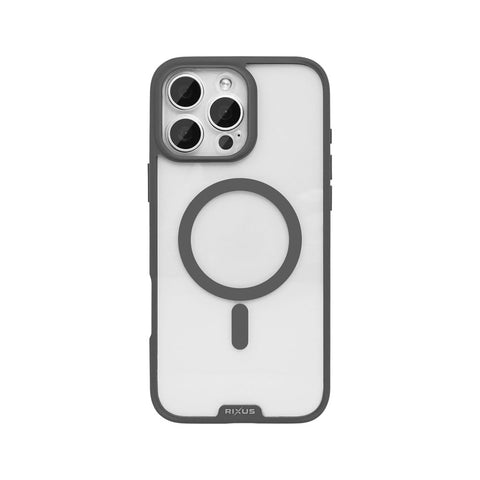 Coque Rixus Crystal Amber pour Apple iPhone 16 Pro - Gris