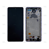 Chassis + Ecran Officiel Service Pack + Vitre pour Samsung Galaxy A72 A725F - Awesome Violet
