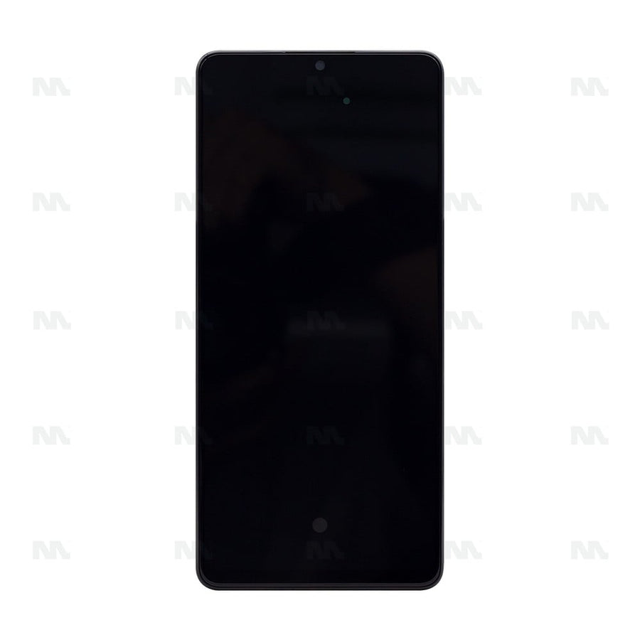 Chassis + Ecran Officiel Service Pack + Vitre pour Samsung Galaxy A42 5G A426B Prism - Dot Black