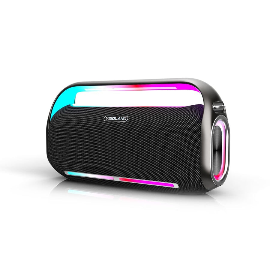 Enceinte Bluetooth Yibolang F3Pro avec deux microphones, couleur noire