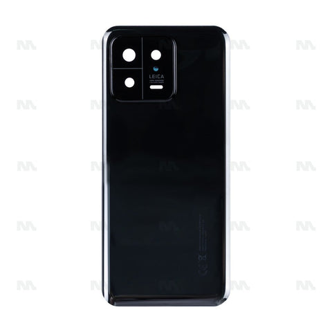Vitre arrière pour Xiaomi 13 avec objectif - Noir - OEM