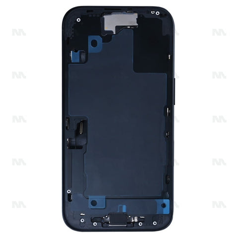 Boîtier avec petites pièces pour Apple iPhone 16 - Noir - OEM