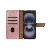 Rixus Bookcase pour Apple iPhone 17 Rose