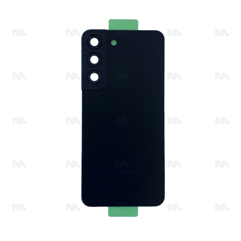 Vitre arrière pour Samsung Galaxy S22 S901B avec objectif Phantom Black Original