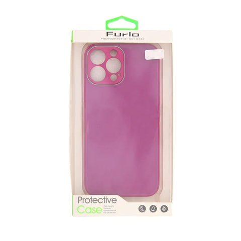 Étui protecteur brillant en TPU Furlo pour iPhone 13 - Violet clair