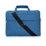 Housse pour ordinateur portable avec bandoulière 13, 14,2 pouces Bleu denim