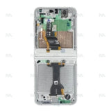 Chassis + Ecran Officiel Service Pack + Vitre pour Samsung Galaxy Z Flip7 FE F761B - Blanc