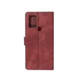 Bibliothèque Rixus pour Samsung Galaxy A21s Rouge foncé