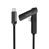 Câble USB-C vers USB-C Coudé 100W avec Support Rixus RXUC11