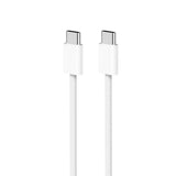Câble de recharge rapide pour iPhone 15 Series US3001M USB-C vers USB-C 100 cm blanc