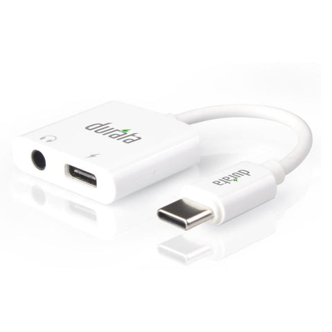 Adaptateur Type C vers 3,55 mm avec audio et charge Durata Rockstar DR-L09