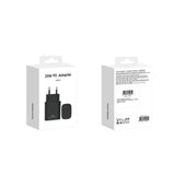 Adaptateur de voyage à charge rapide USB-C CH775 25 W Noir