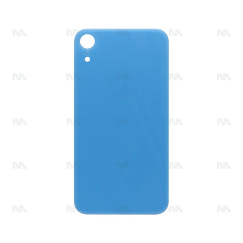 Vitre Arrière avec bloc complet pour Apple iPhone XR, Bleu, Compatible