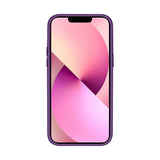 Étui Rixus Classic 03 avec MagSafe pour Apple iPhone 14 Plus violet foncé