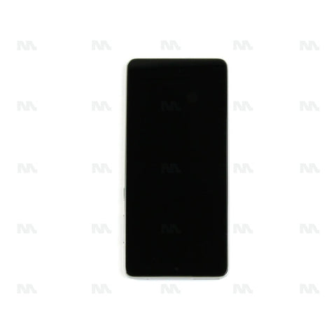 Chassis + Ecran Officiel Service Pack + Vitre pour Samsung Galaxy A73 5G A736 - Blanc