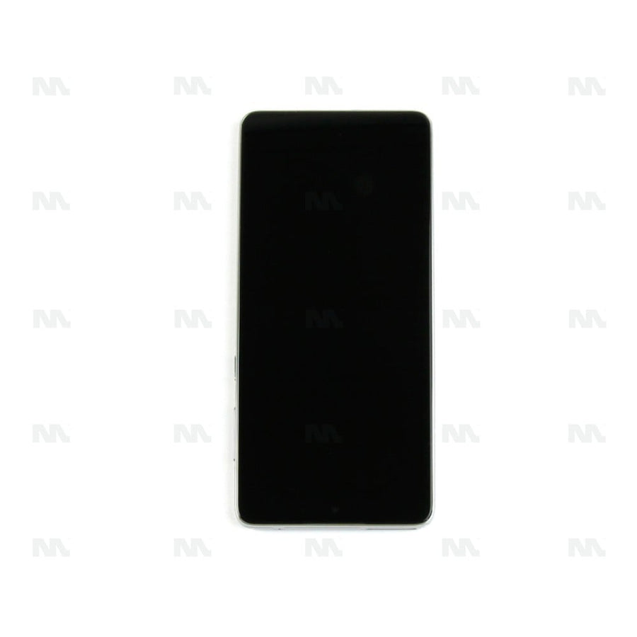 Chassis + Ecran Officiel Service Pack + Vitre pour Samsung Galaxy A73 5G A736 - Blanc