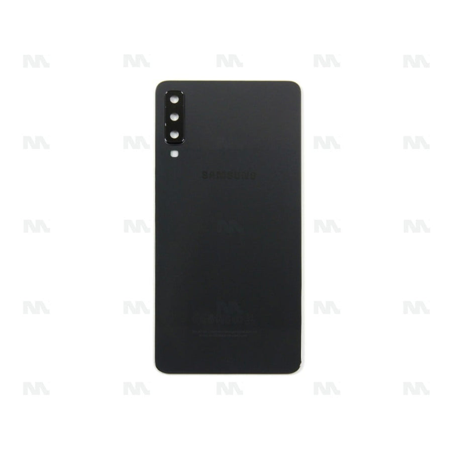 Vitre arrière pour Samsung Galaxy A7 A750F (2018) avec objectif – Noir – OEM