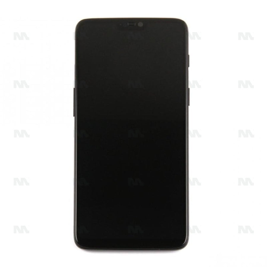Chassis + Ecran LCD + Vitre pour Oneplus 6 - Midnight Black