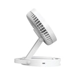 Ventilateur portable à batterie Rixus RXBF03 blanc