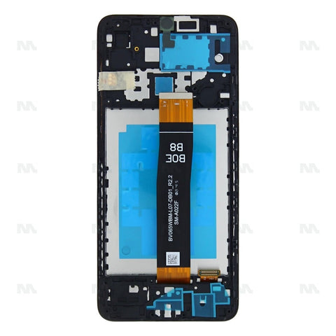 Chassis + Ecran Original OEM + Vitre pour Samsung Galaxy A02 A022F - Noir