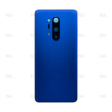 Vitre arrière OnePlus 8 Pro avec objectif bleu outremer OEM