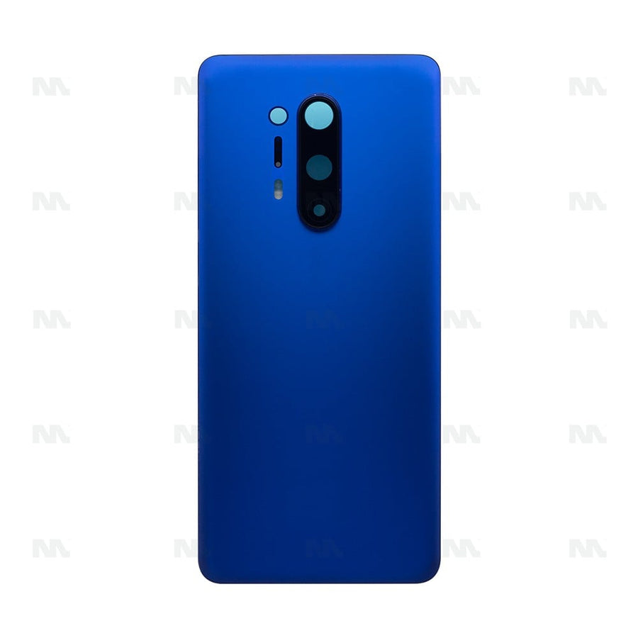 Vitre arrière OnePlus 8 Pro avec objectif bleu outremer OEM
