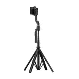 Perche à selfie Rixus RXSF55 avec caméra à suivi du visage par IA, noir
