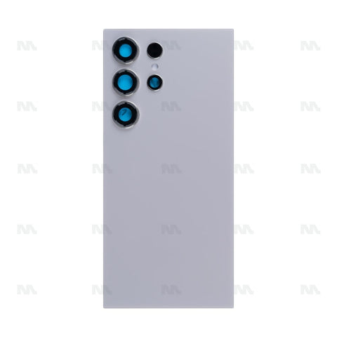 Vitre arrière pour Samsung Galaxy S24 Ultra S928B avec objectif gris titane OEM