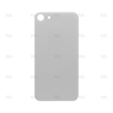 Vitre Arrière pour Apple iPhone 8, cadre d'appareil photo agrandi – Blanc - Compatible