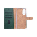Bibliothèque Rixus pour Samsung Galaxy S20 FE vert foncé