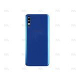 Vitre arrière pour Samsung Galaxy A50 A505F avec objectif bleu OEM