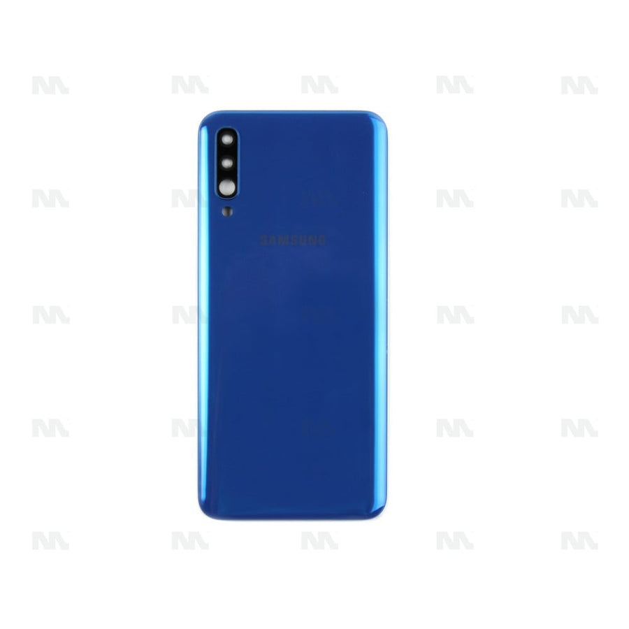 Vitre arrière pour Samsung Galaxy A50 A505F avec objectif bleu OEM