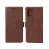 Bibliothèque Rixus pour Samsung Galaxy S25 FE Marron
