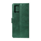 Rixus Bookcase pour Samsung Galaxy A73 5G Vert foncé