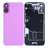 Vitre Arrière avec NFC, cadre d'appareil photo agrandi pour Apple iPhone 16 Plus – Rose – Reconditionné