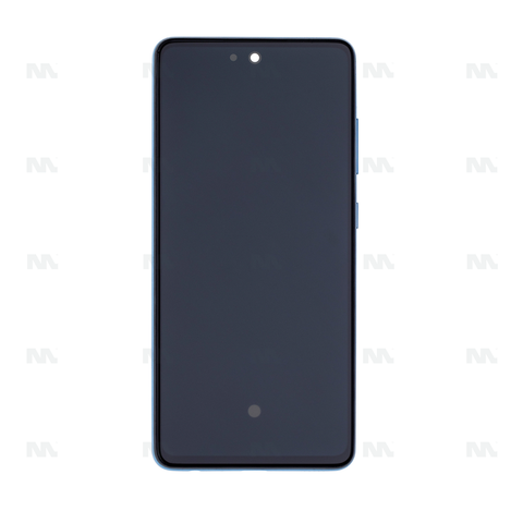 Chassis + Ecran Officiel Service Pack + Vitre pour Samsung Galaxy A52 A525F / A52 5G A526B - Awesome Blue