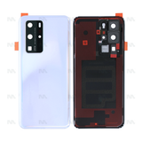 Vitre arrière pour Huawei P40 Pro avec objectif blanc glacé OEM