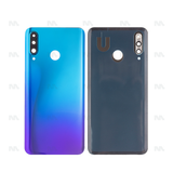 Vitre arrière avec objectif bleu paon Original pour Huawei P30 Lite, P30 Lite Nouvelle édition