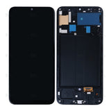 Ecran OLED complet + Vitre pour Samsung Galaxy A50 A505F - Noir