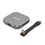 Lecteur de Carte SD Magnétique Rixus RXCR23 - Gris
