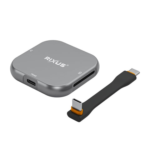 Lecteur de Carte SD Magnétique Rixus RXCR23 - Gris