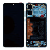 Ecran LCD complet + Vitre pour Huawei P30 New Version (ELE-L29, ELE-L09) - Aurora Blue