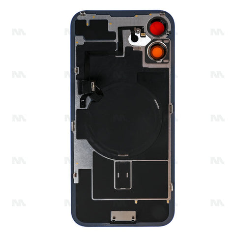 Vitre Arrière avec NFC Grand Trou Compatible pour Apple iPhone 16 Plus - Outremer